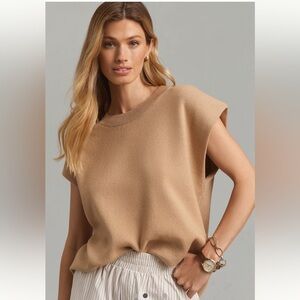 NWT Anthropologie Maeve Sleeveless muscle Knit Top